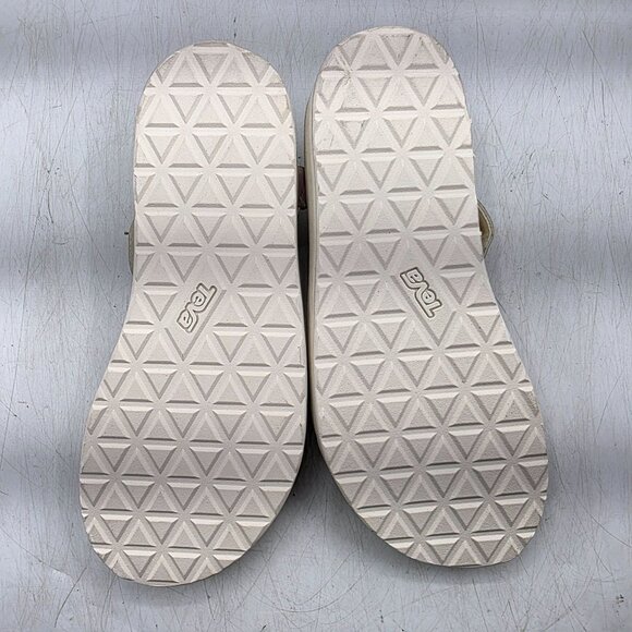 Teva Flatform Womens 8 Platform Sandals Universal Metallic Shimmer Multi Strappy - Picture 8 of 13